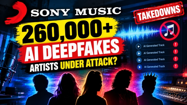 Sony Music Battles 260,000 AI Deepfake Tracks