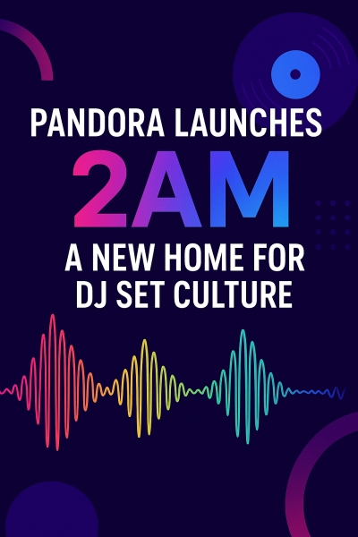 Pandora Launches 2 AM: A Bold New Home for DJ Set Culture