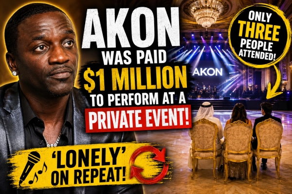 Akon Paid $1 Million to Perform for Just 3 People