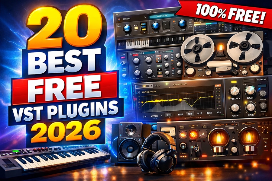 20 Best Free VST Plugins in 2026 &ndash; Top Synths, Effects &amp; Mixing Tools for Music Producers
