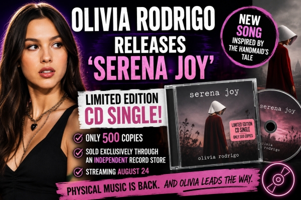 Olivia Rodrigo Releases &ldquo;Serena Joy&rdquo; as Limited CD Single