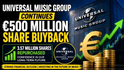Universal Music Group Continues &euro;500 Million Share Buyback | Music Industry News 2026