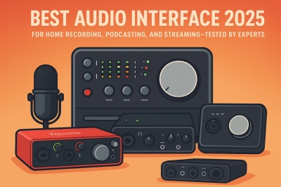 Best audio interface 2025: For home recording, podcasting, and streaming — tested by experts