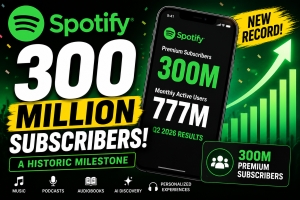 Spotify Hits 300 Million Subscribers: What It Means for Music
