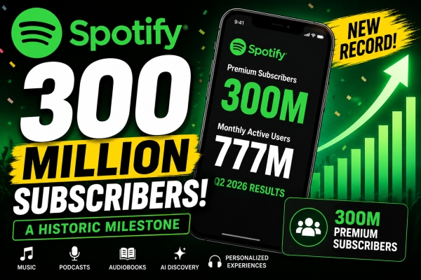 Spotify Hits 300 Million Subscribers: What It Means for Music