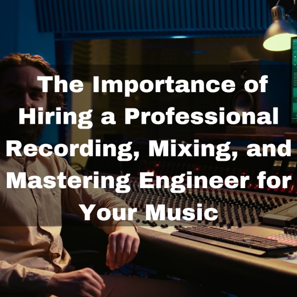 The Importance of Hiring a Professional Recording, Mixing, and Mastering Engineer for Your Music