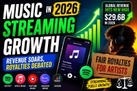 Music Streaming Growth in 2026: Revenue Soars, Royalties Debated