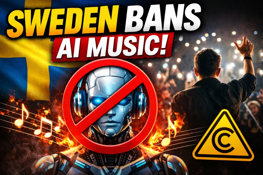 Sweden Bans AI Music From Official Charts &amp; Here&rsquo;s Why It Matters