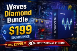 Waves Diamond Bundle Is Now Available for Only $199 at Sounds Space! Save Over $2800 Today
