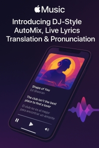 Apple Music Levels Up: DJ-Style AutoMix, Live Lyrics Translation &amp; More in iOS 26