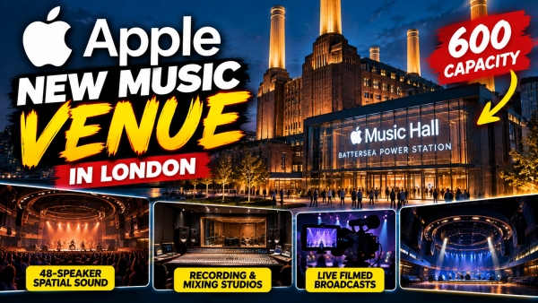 Apple Opens 600-Capacity Apple Music Hall at Battersea Power Station