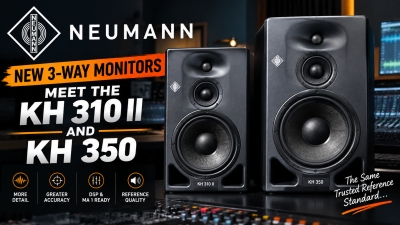 Neumann KH 310 II and KH 350: New 3-Way Studio Monitors