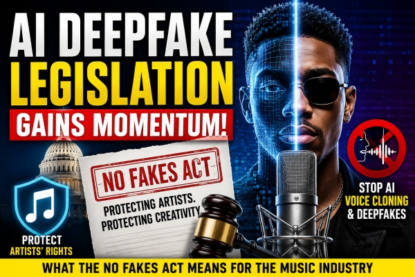 AI Deepfake Legislation Gains Momentum: How the NO FAKES Act Could Transform Music