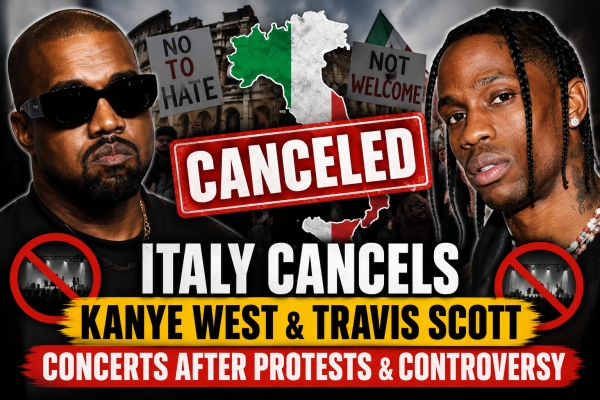 Italy Cancels Kanye West and Travis Scott Concerts After Protests and Controversy