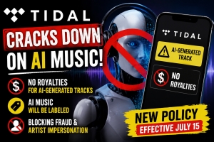 TIDAL AI Music Policy 2026: No Royalties for AI-Generated Tracks Explained